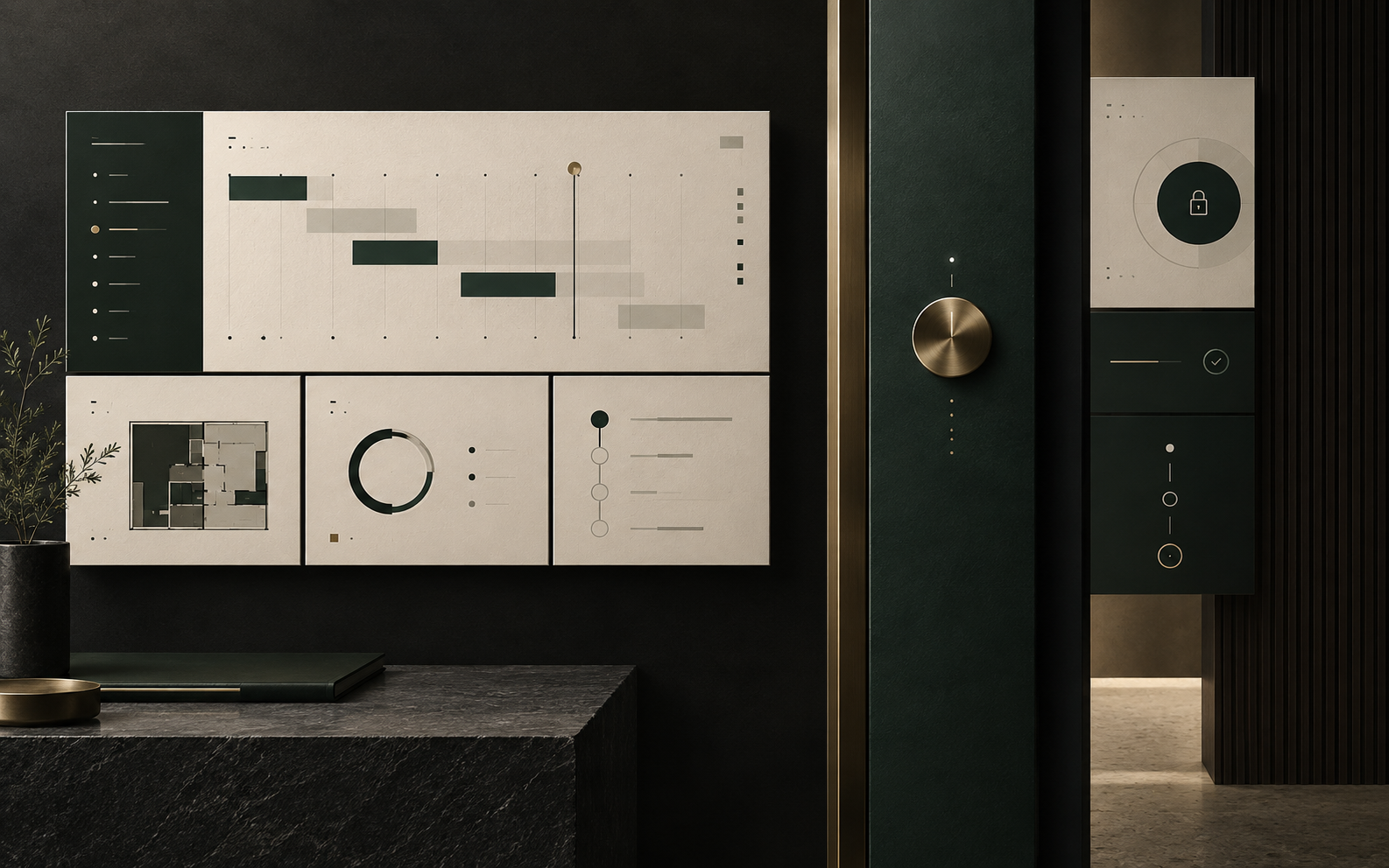 Booking and access platform — Independent project study — temporary visual